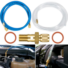 Camoo fuel filter air bleeder kit with extended hose for Ford 6.4L Powerstroke diesel