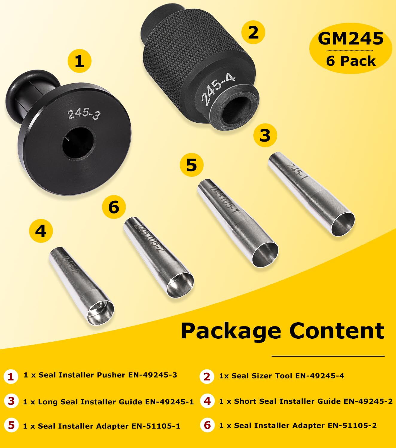 Camoo GM245 EN-49245-2 adapter supports versatile fitment.
