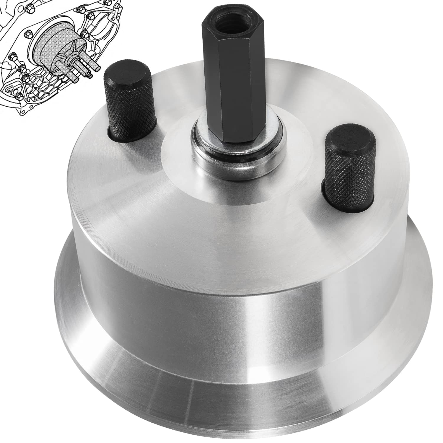Camoo J-44642 rear crankshaft seal installer tool ensures precise alignment.