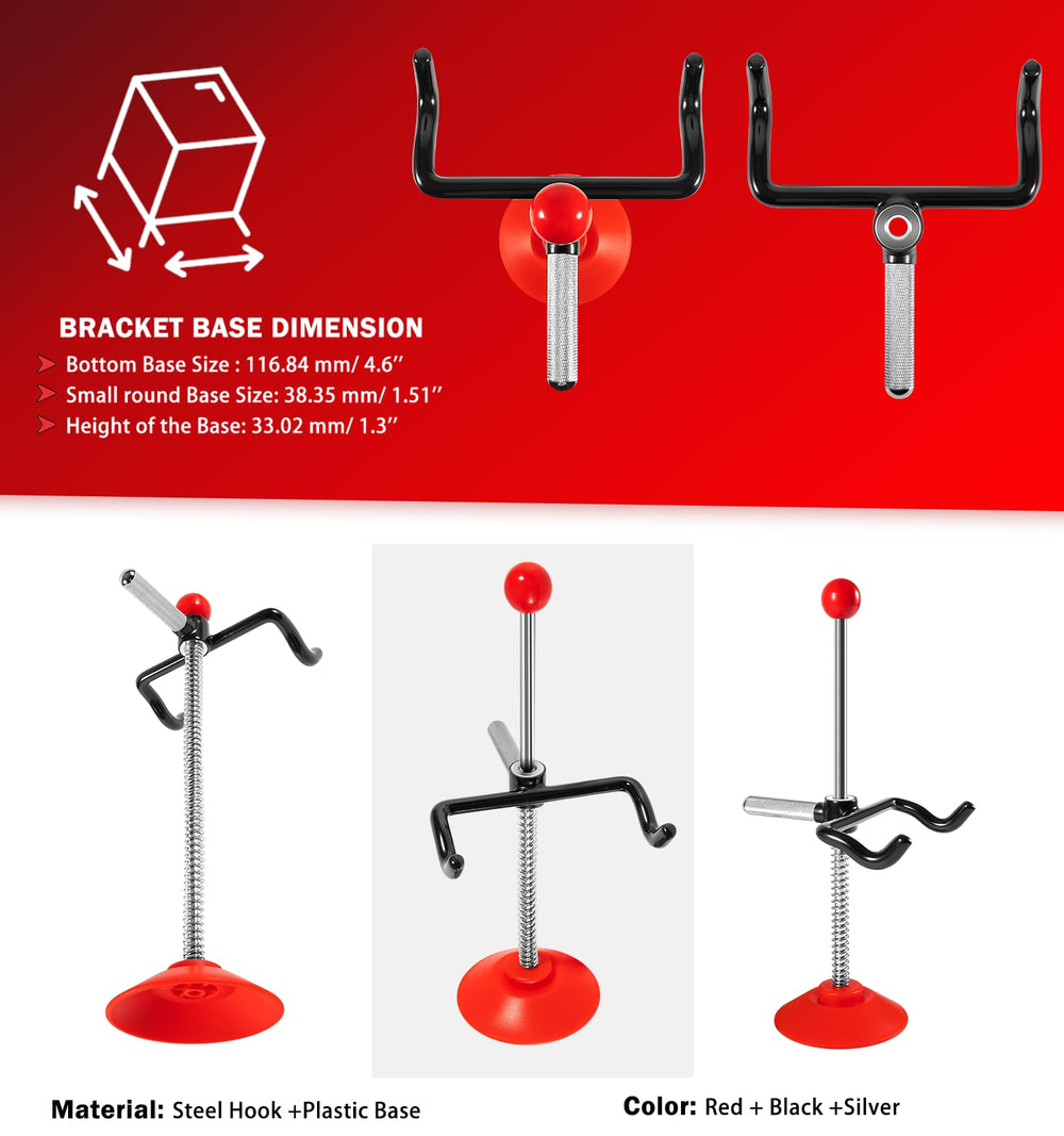 Camoo stable base supports heavy wheels for trucks and larger vehicles.