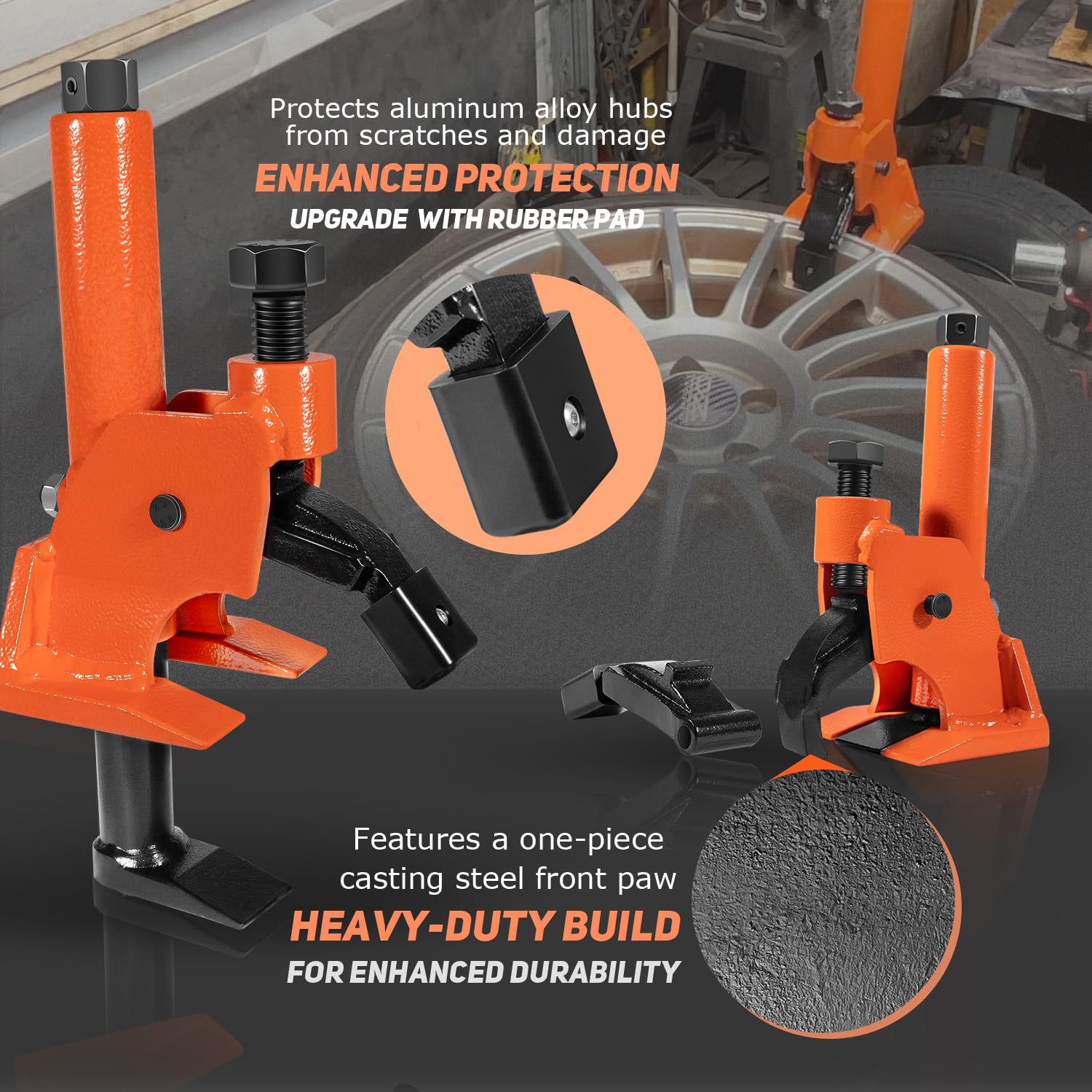 Camoo tough steel construction with front paw detail for durability