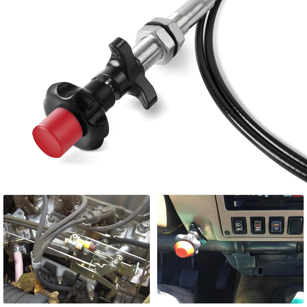 Camotokiit 55204 black knob assembly for a comfortable grip