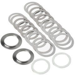 Camotokiit steel differential shims close-up showing durability and precision