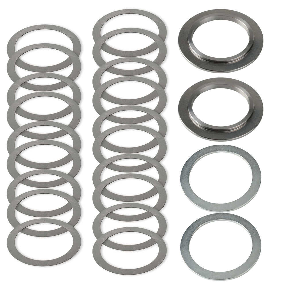 Camotokiit carrier shim kit laid out for precise differential setup