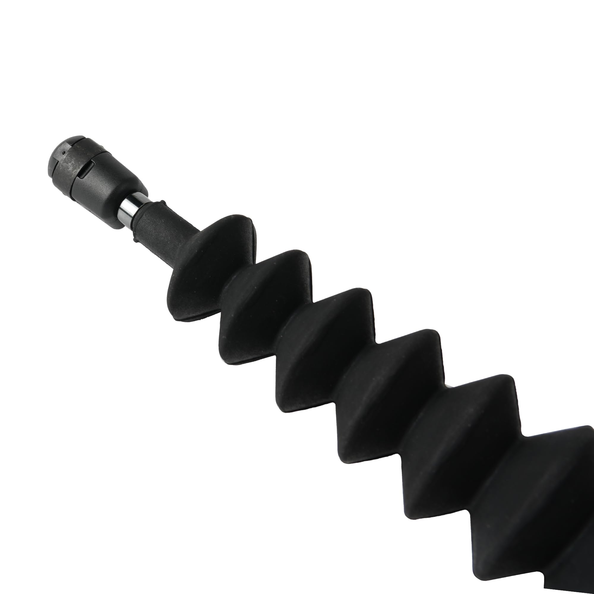 Camotokiit tailgate support black finish complements truck exterior.
