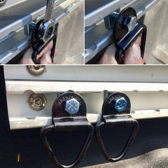 Camotokiit truck bed rail mount kit assembly demonstrates easy installation.