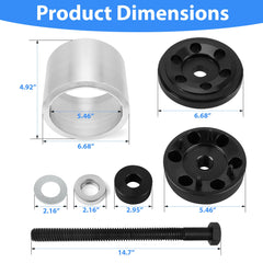 Camotokiit Vantraax kit tool with narrow bushing focus for smooth assemblies