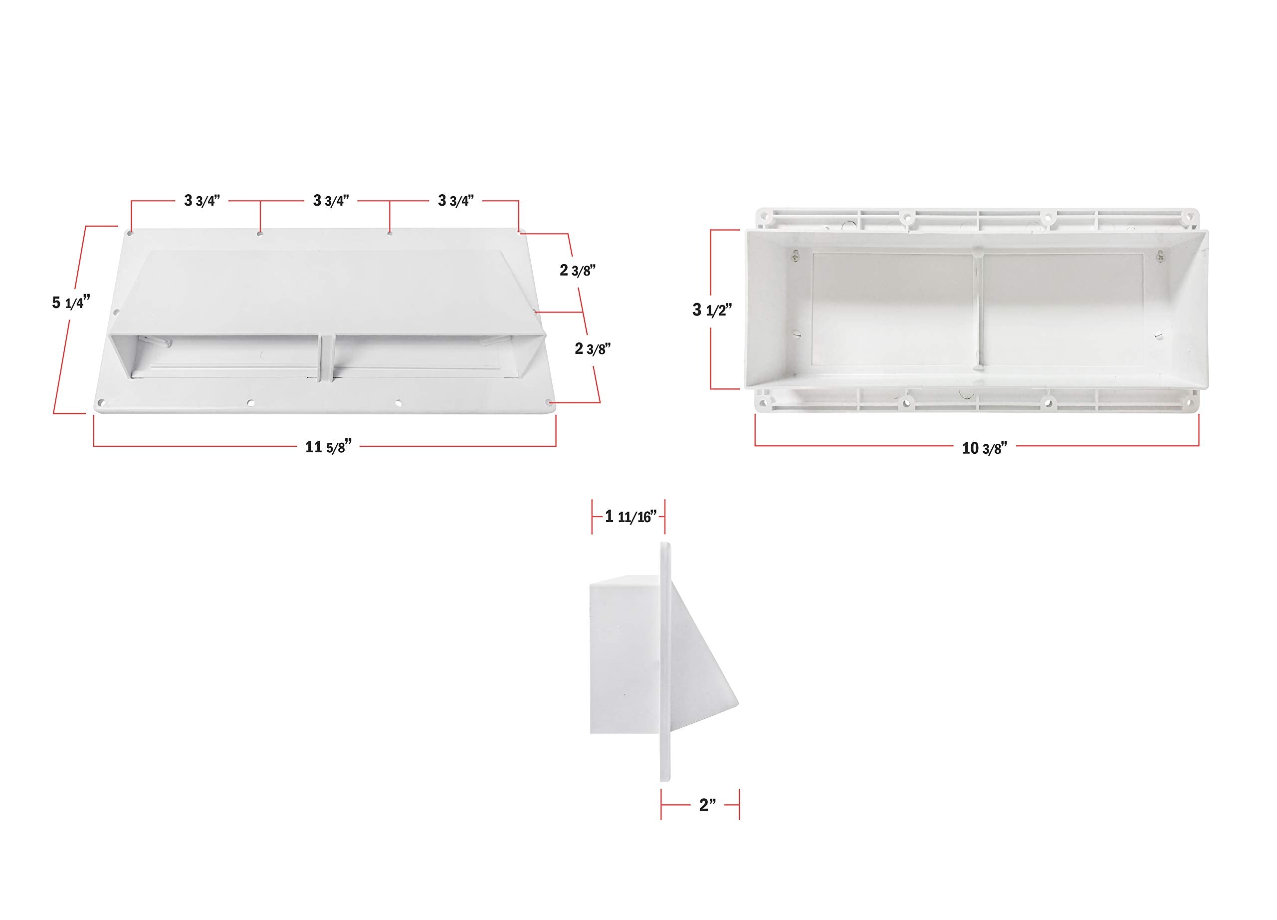 Camp'N RV Exhaust Vent Cover installed on an RV demonstrates quick, tool-free replacement.