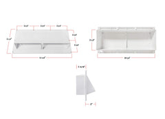 Camp'N RV Exhaust Vent Cover installed on an RV demonstrates quick, tool-free replacement.