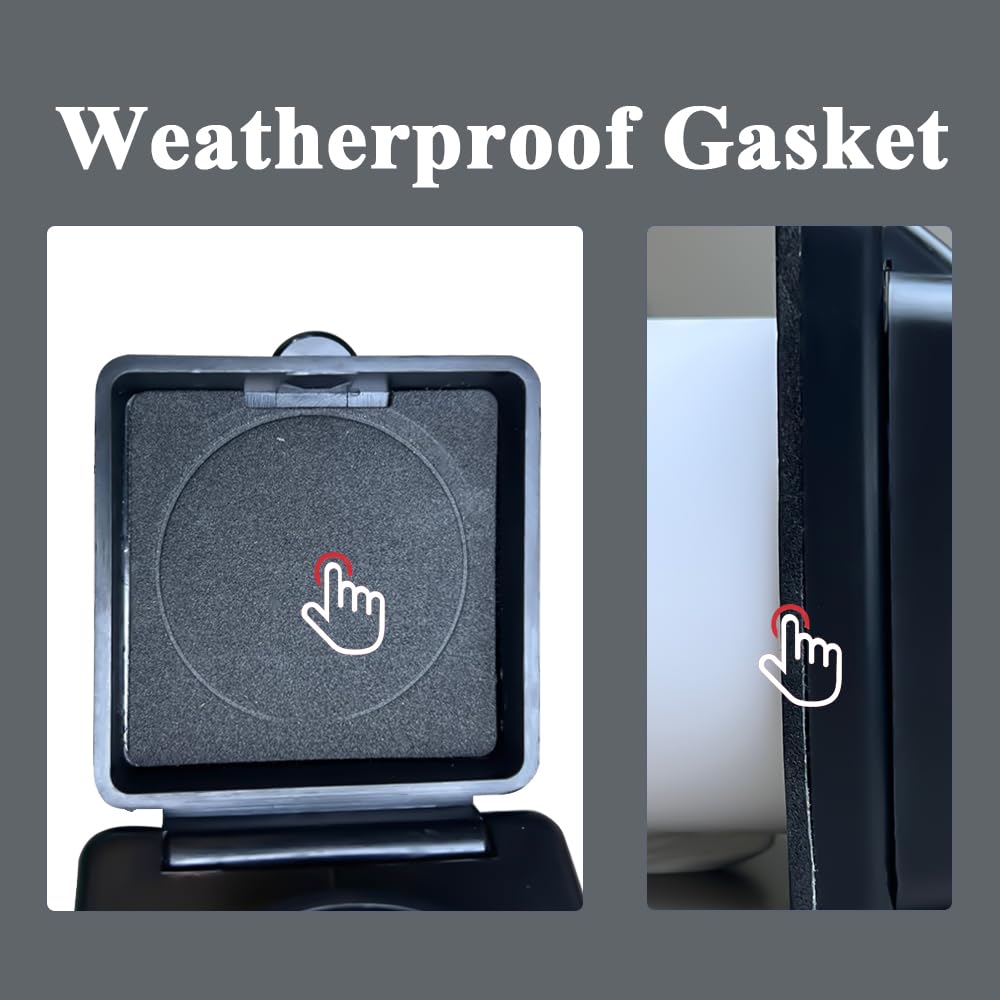 Campelify weatherproof twist-lock connection for stable power