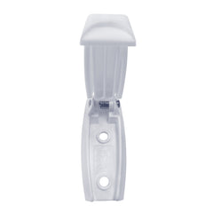 Camp'N white latch for outside compartments provides easy access while keeping doors open when needed.