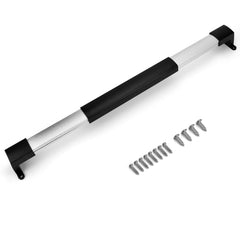 CampN RV screen door cross bar handle demonstrating adjustable length for different RV doors
