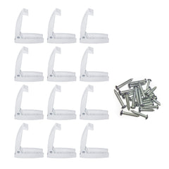 Camp'N White RV storage door latch 12-pack securing outdoor compartments and simplifying access.