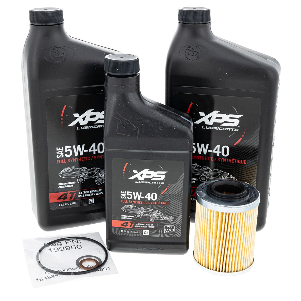 Can-Am 9779488 OEM oil change kit packshot for convenient maintenance.