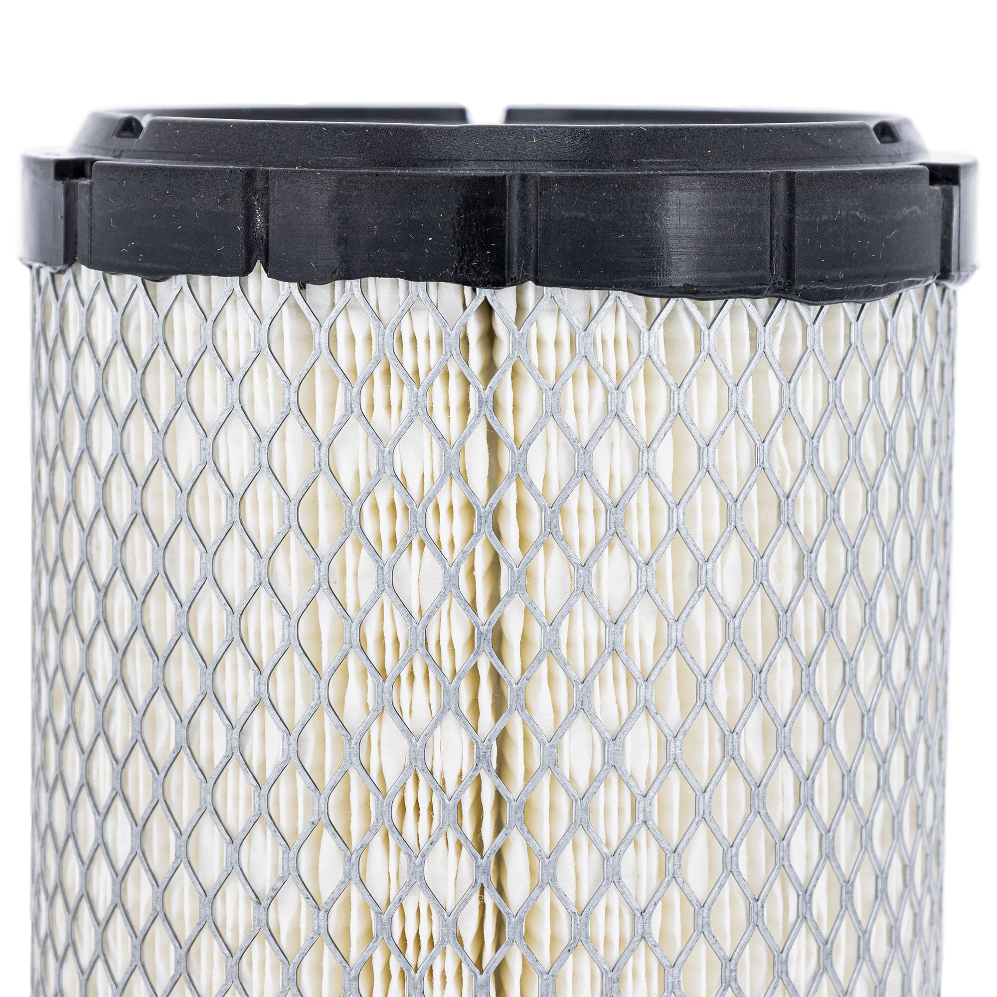 Can-Am OEM air filter 715900422-1, dust filtration pattern demonstrates filtration efficiency.
