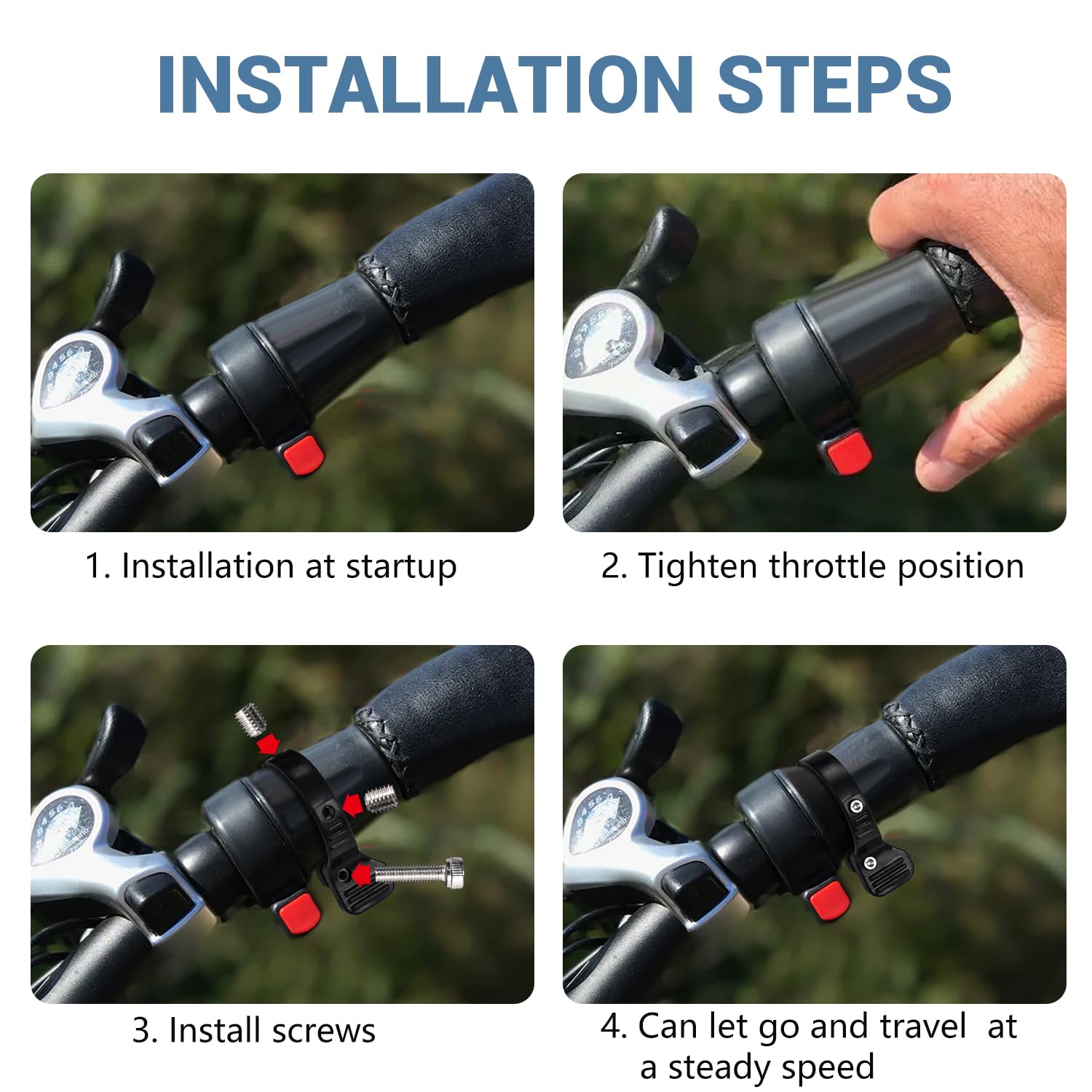 Canitu thumb throttle adapter PETG material emphasizing durable, eco-friendly build.