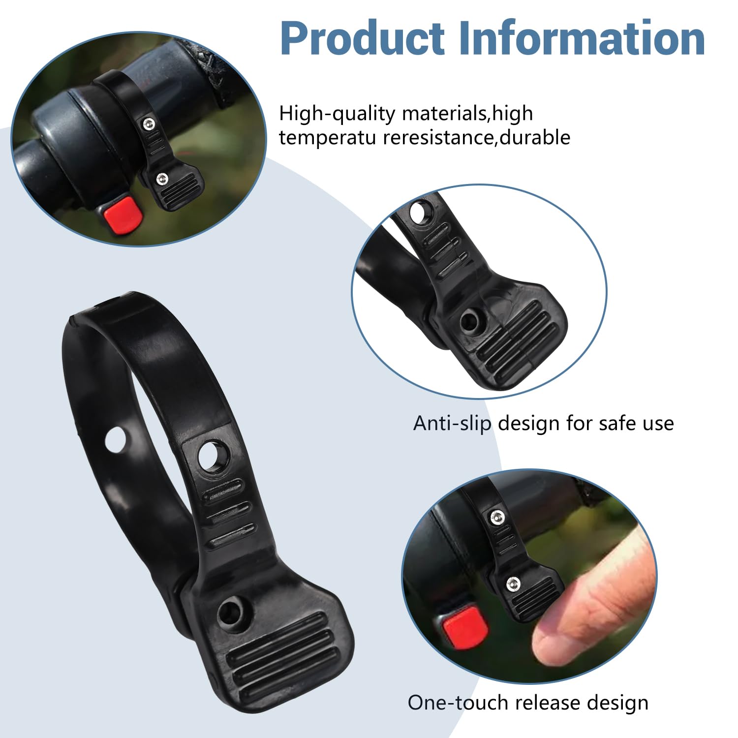 Canitu thumb throttle adapter quick-install highlight.