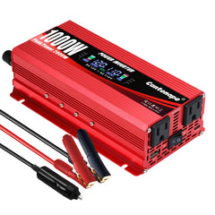 Cantonape 1000W inverter with LCD display showing live readings.