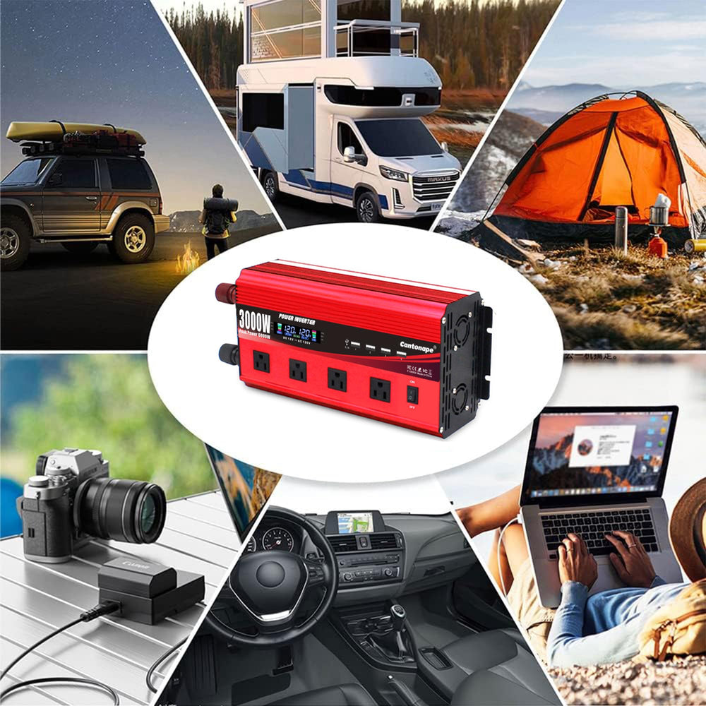 Cantonape 3000W inverter built-in cooling system for tough environments.