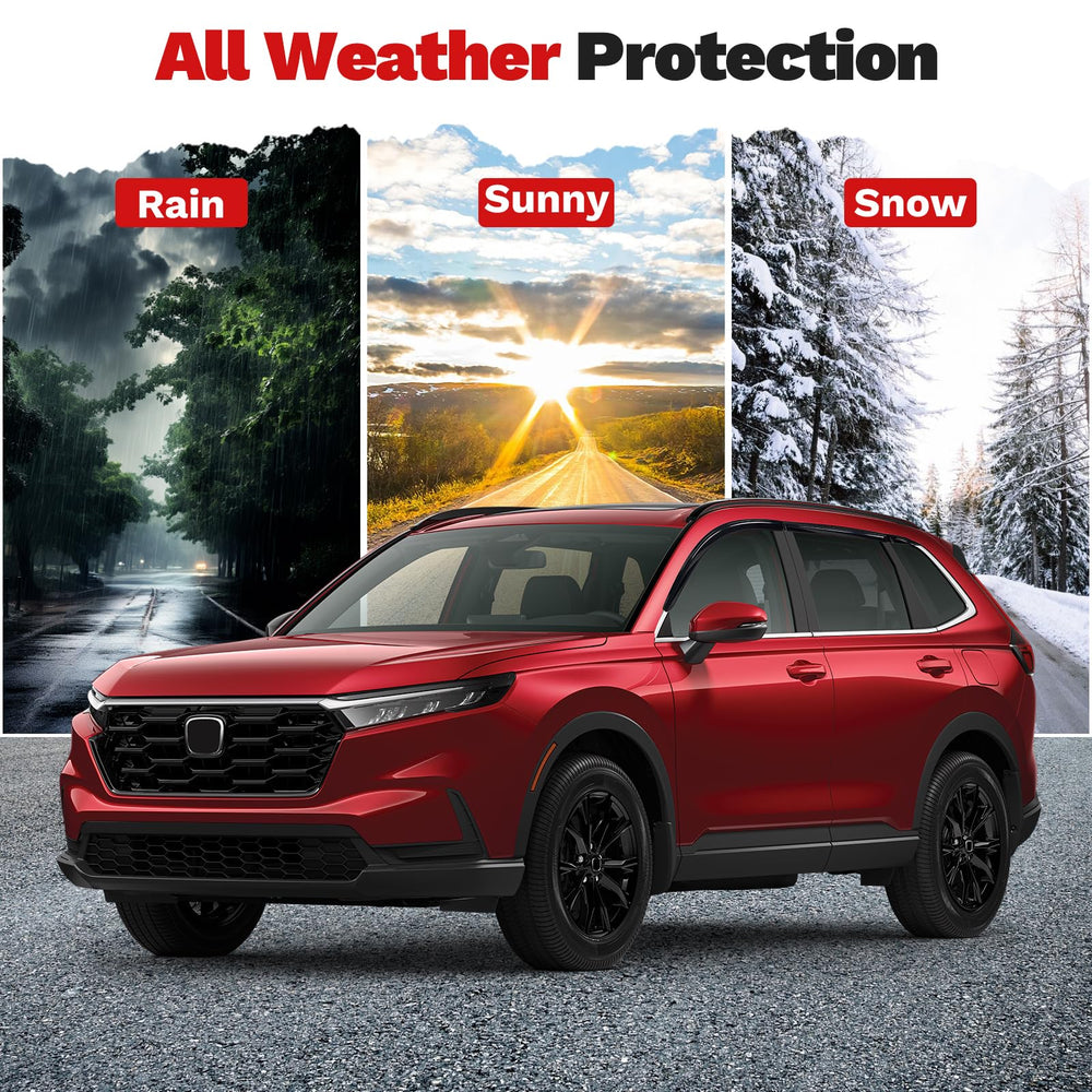 Canvcle UV-shielding visors reduce sun glare for a more comfortable drive.