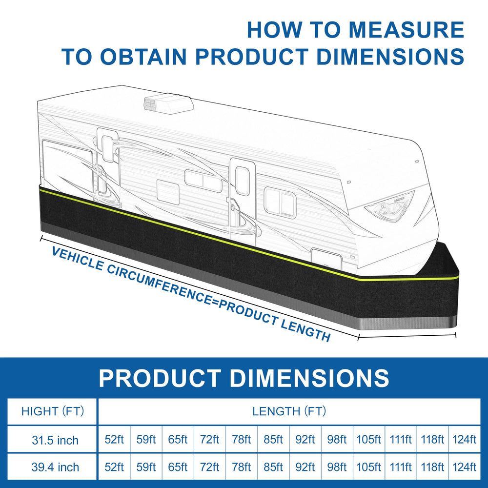 CANYIHB RV skirting no-tools setup saves time