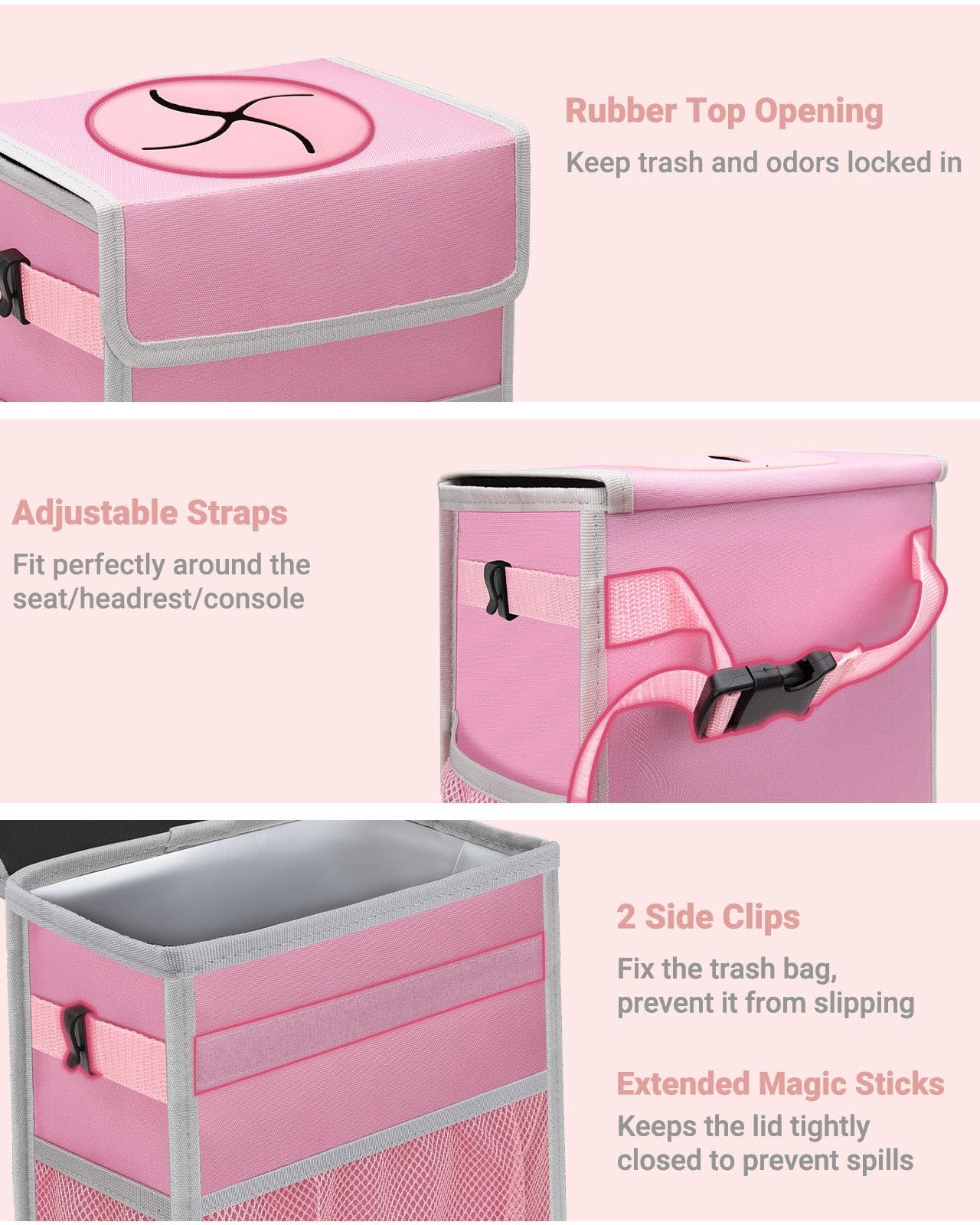 Capolo built-in PVC support maintains upright shape without extra parts.