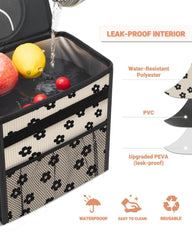 Capolo side clips secure bags to prevent spills while driving.