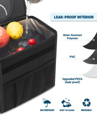 Capolo 4-in-1 design with storage pockets for tissues, snacks, and small items.