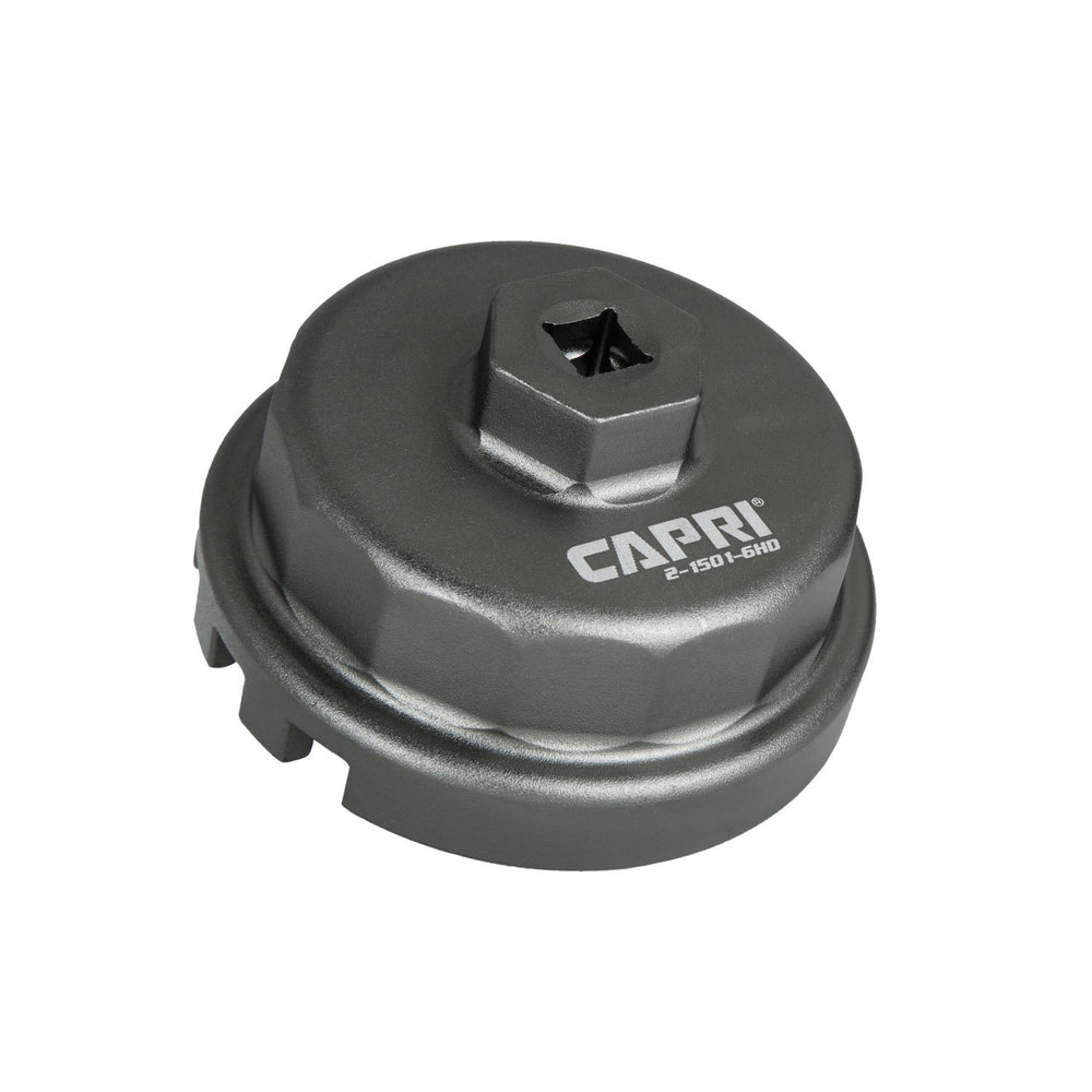 Capri Tools forged Toyota oil filter wrench with 14-flute design for easy removal