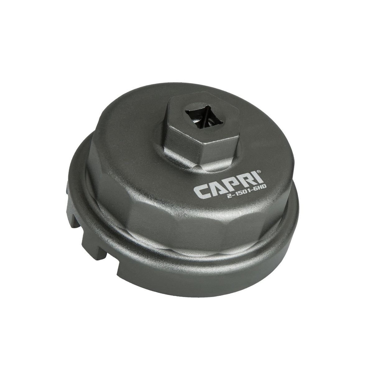 Capri Tools forged Toyota oil filter wrench with 14-flute design for easy removal