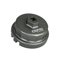 Capri Tools forged Toyota oil filter wrench with 14-flute design for easy removal
