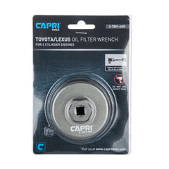 Capri Tools oil filter wrench powder-coated finish close-up resists rust