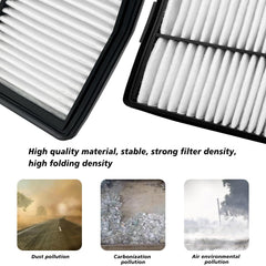 Capume cabin air filter for Sonata Hybrid improves cabin freshness and pollen filtration.