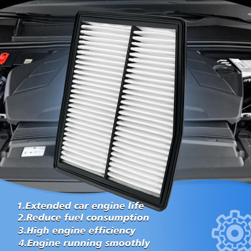 Capume cabin air filter for Tucson Hybrid removes dust and odors for a cleaner cabin.
