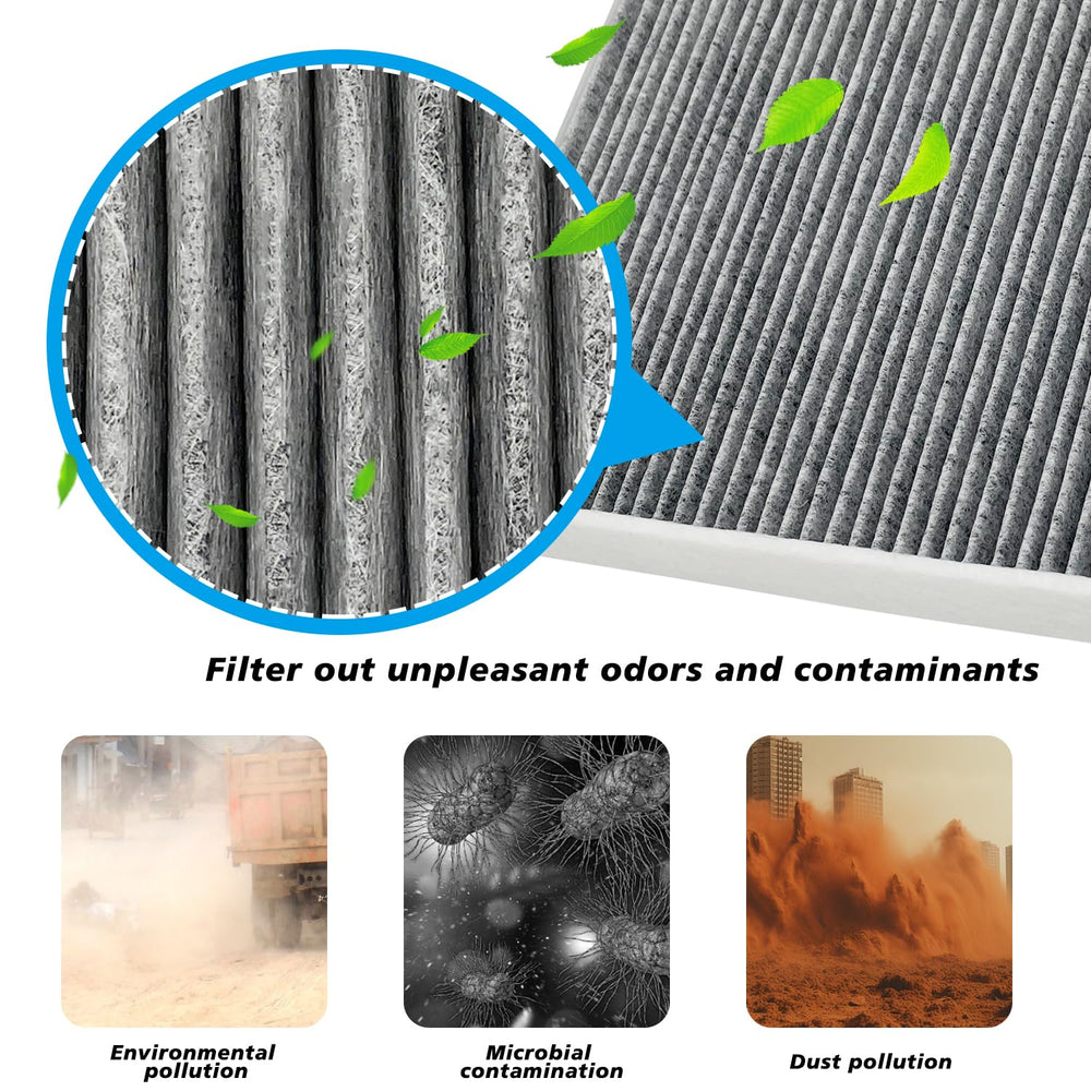 Capume engine air filter for Santa Fe Hybrid boosts engine protection and dust capture.