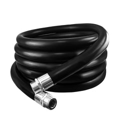 caqeg 1 inch NPT fuel hose side view shows rugged outdoor fueling readiness.