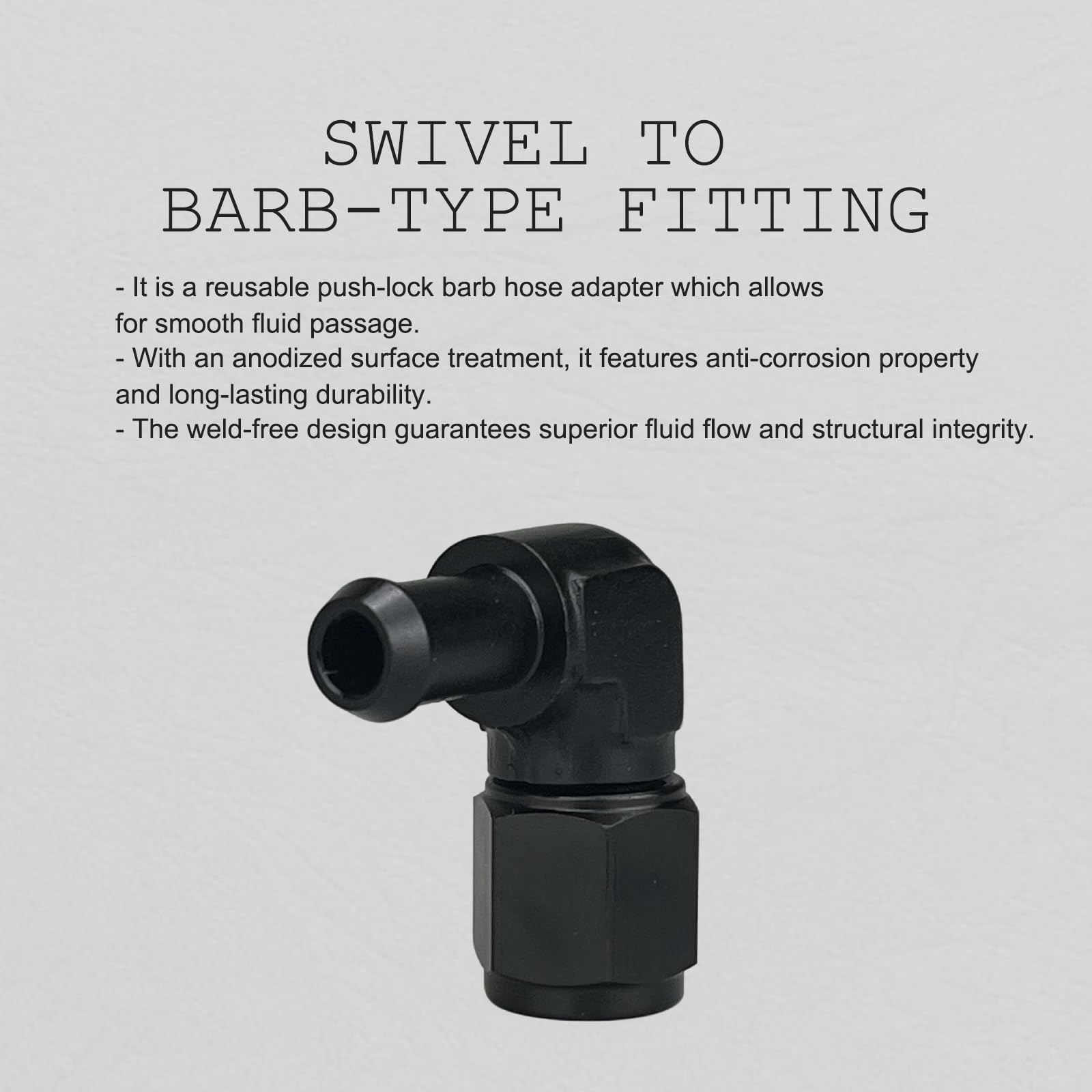Caqeg aluminum 6061-T6 black finish provides lightweight strength and corrosion resistance