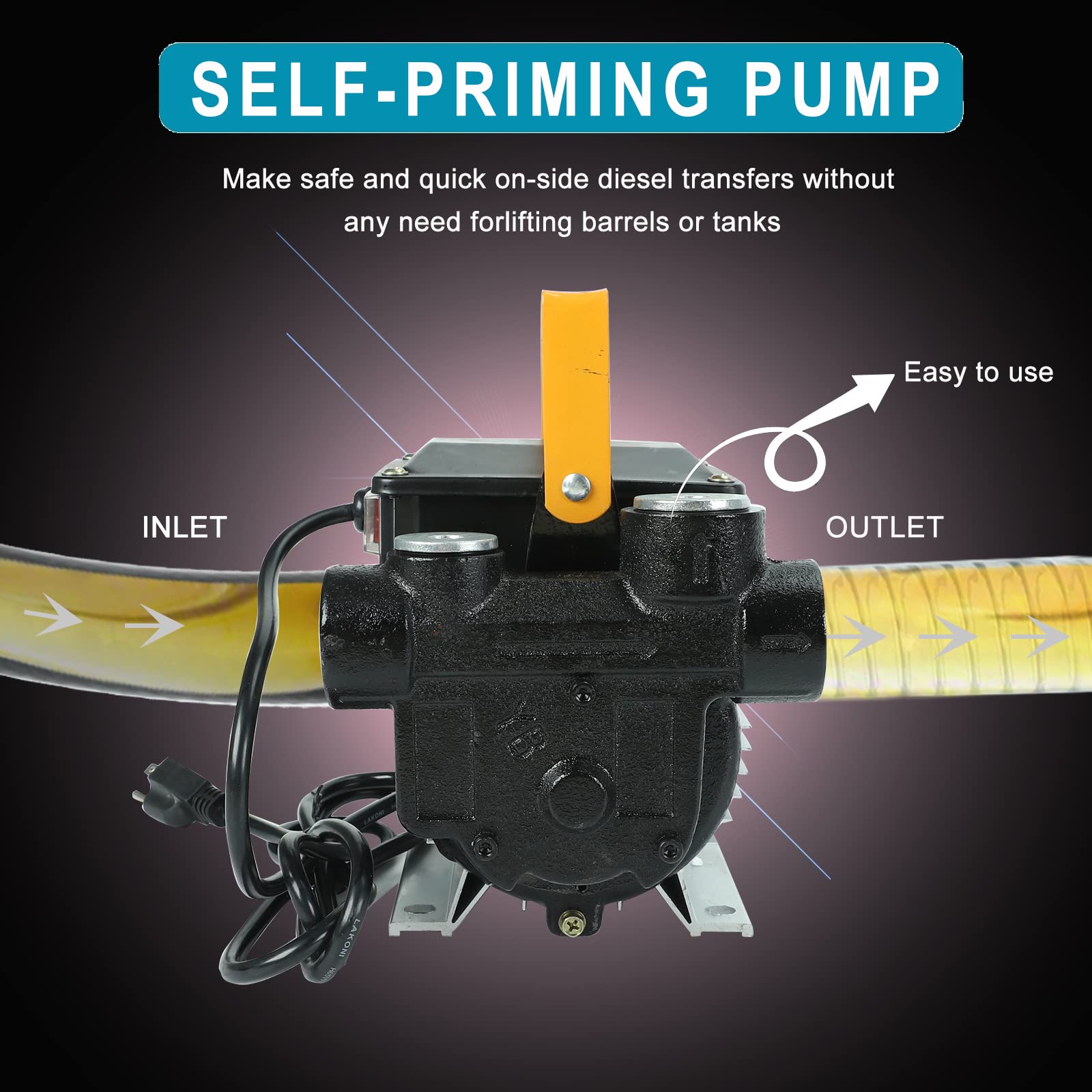 caqeg diesel and kerosene transfer capability suitable for vehicles.