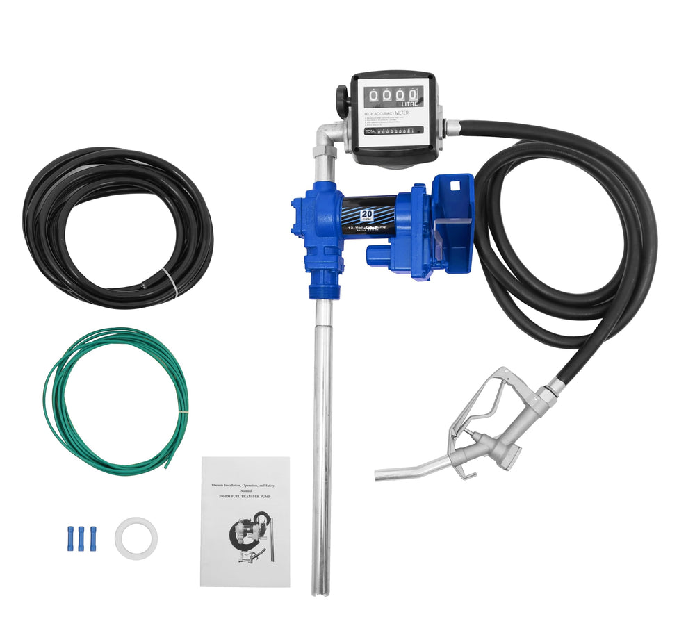 caqeg flow meter display in action helps monitor transfer rate.
