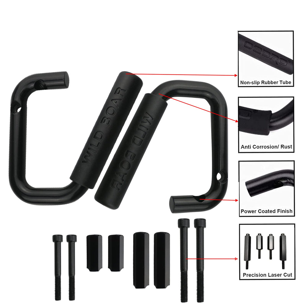 CAQEG front grab bar close-up with textured grip for stability