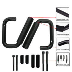 CAQEG front grab bar close-up with textured grip for stability