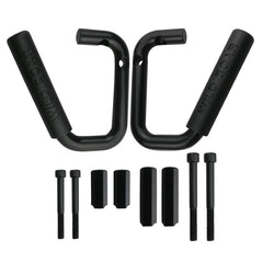 CAQEG front grab bar mounted on Jeep Wrangler for secure entry