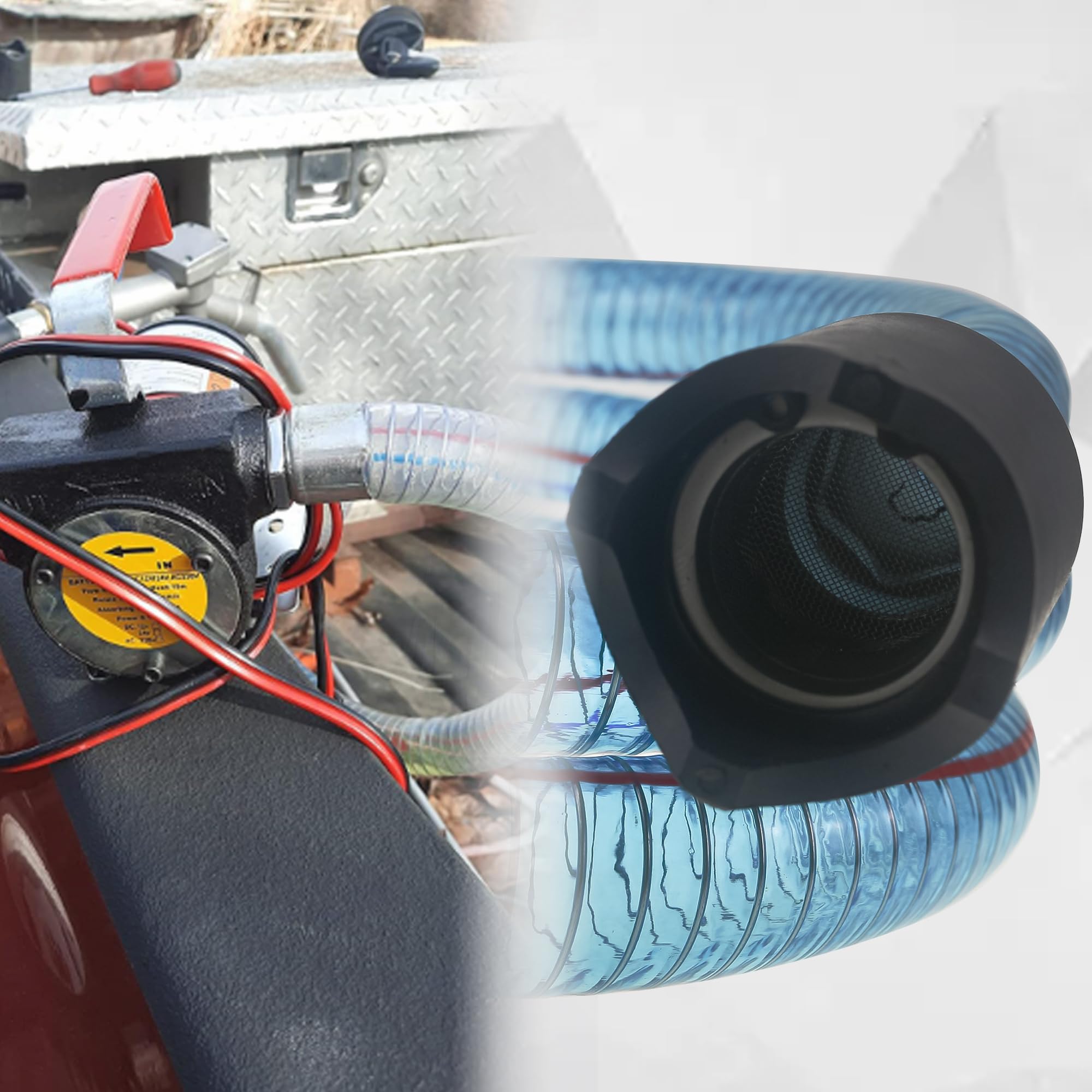 CAQEG oil diesel kerosene transfer hose supports multiple fuel types safely.