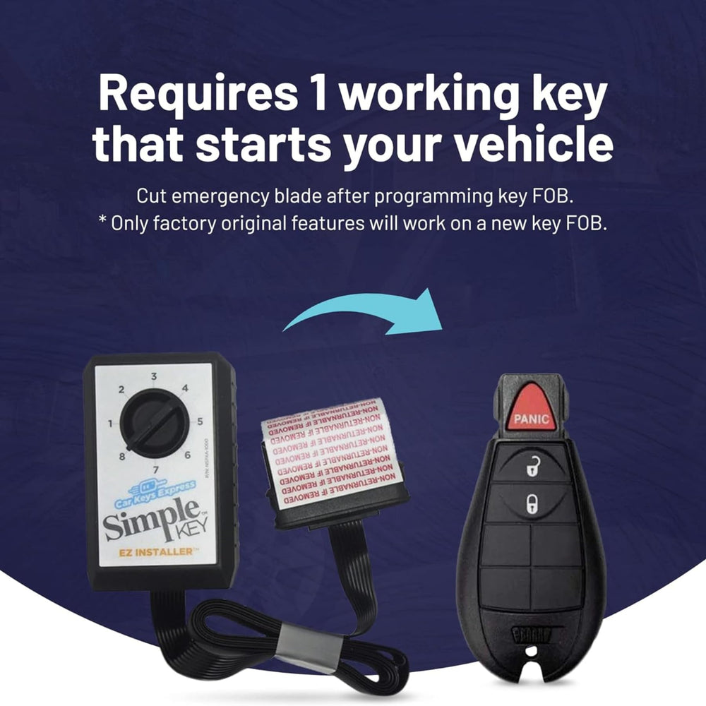 Car Keys Express compatibility chart highlights supported brands for quick model matching.