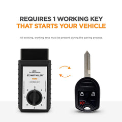Pairing tool included for easy vehicle pairing.