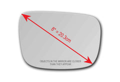 CAR MIRROR BAZAR contoured adhesive supports secure bonding and heat transfer.