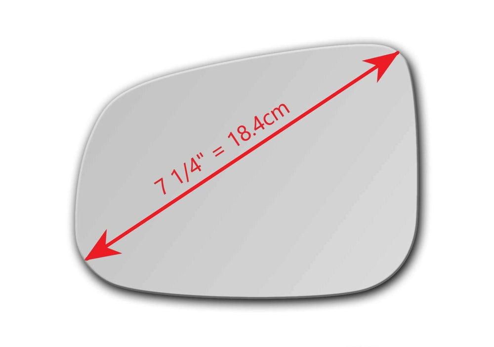 CAR MIRROR BAZAR Volvo V60 left glass replacement for easy installation.