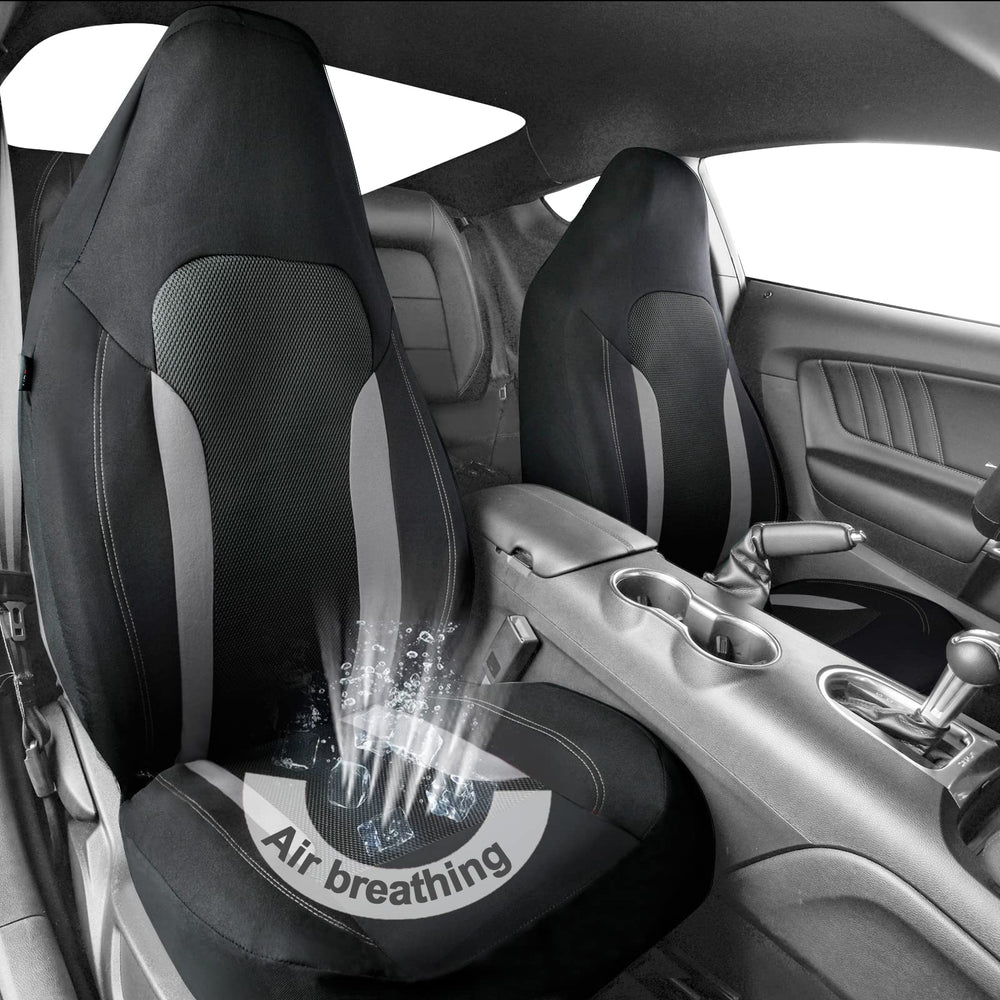 CAR PASS front seat cover with 3D air mesh for enhanced airflow