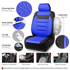 CAR PASS 3D foam back support cushions long drives and daily commutes.