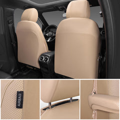CAR PASS 3D foam leather seat cover armrest area offers enhanced comfort.